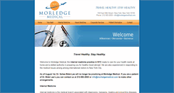 Desktop Screenshot of morledgemedical.com