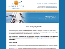 Tablet Screenshot of morledgemedical.com